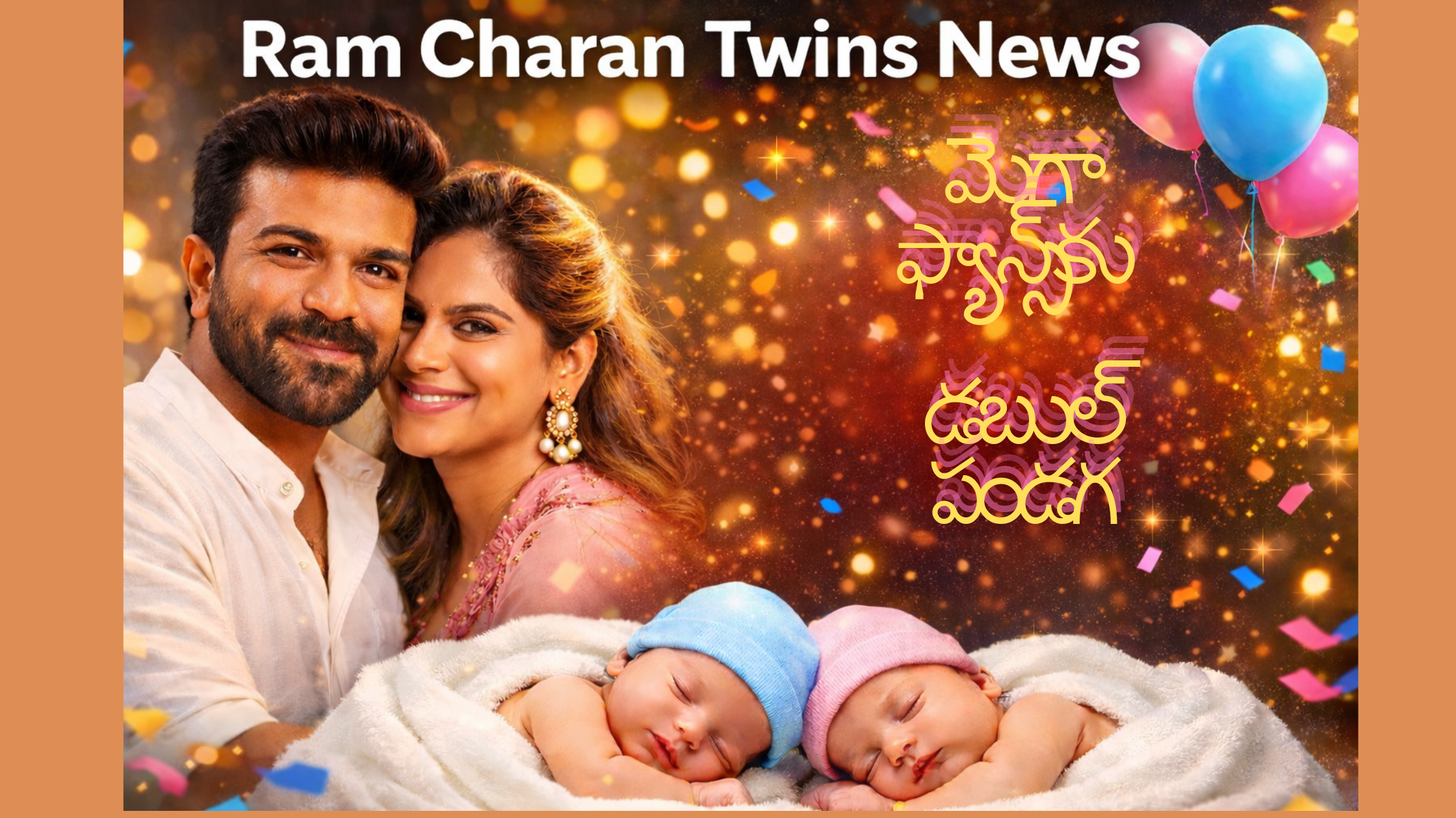 Ram Charan Twins News: మెగా ఫ్యాన్స్‌కు డబుల్ పండగ