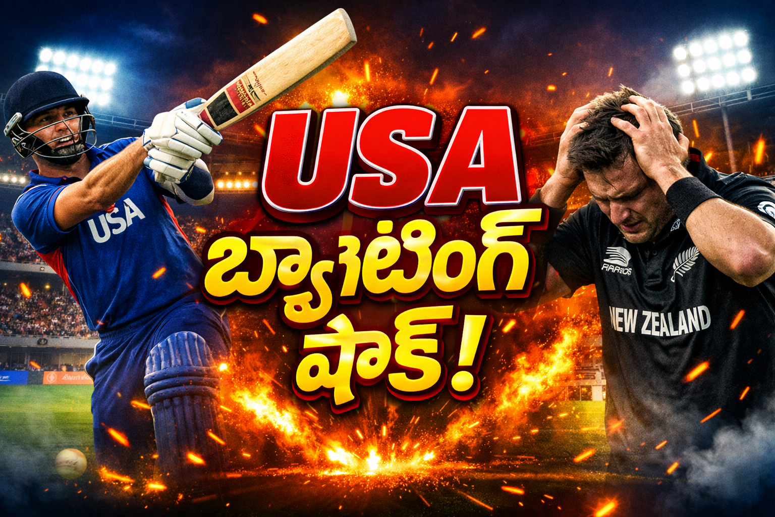 USA బ్యాటింగ్ షాక్! T20 వరల్డ్ కప్ ముందు న్యూజిలాండ్‌కు హెచ్చరిక?