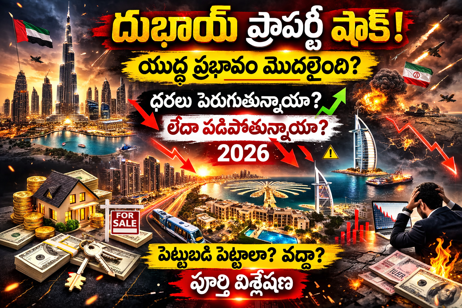 Dubai Real Estate 2026: యుద్ధం మధ్య కూడా పెరుగుతున్న ప్రాపర్టీ మార్కెట్!