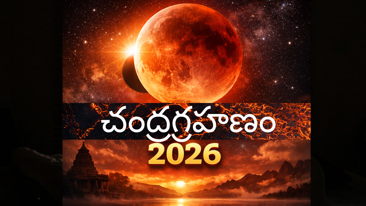 చంద్రగ్రహణం 2026: హోలీ రోజే బ్లడ్ మూన్ షాక్! పూర్తి టైమింగ్స్ & ప్రభావాలు
